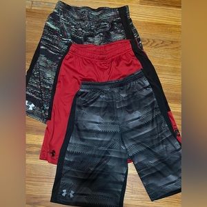 3 Pair - UA Shorts. Boys Youth Large